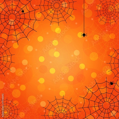 vector halloween orange background