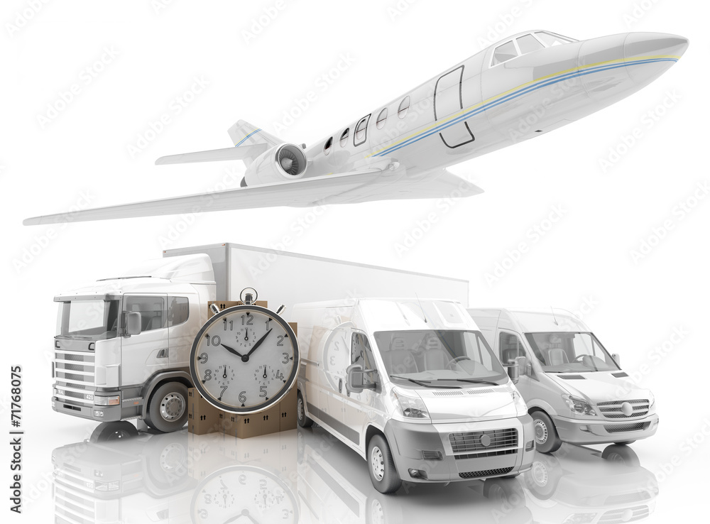 Fototapeta premium Transportation. Courier