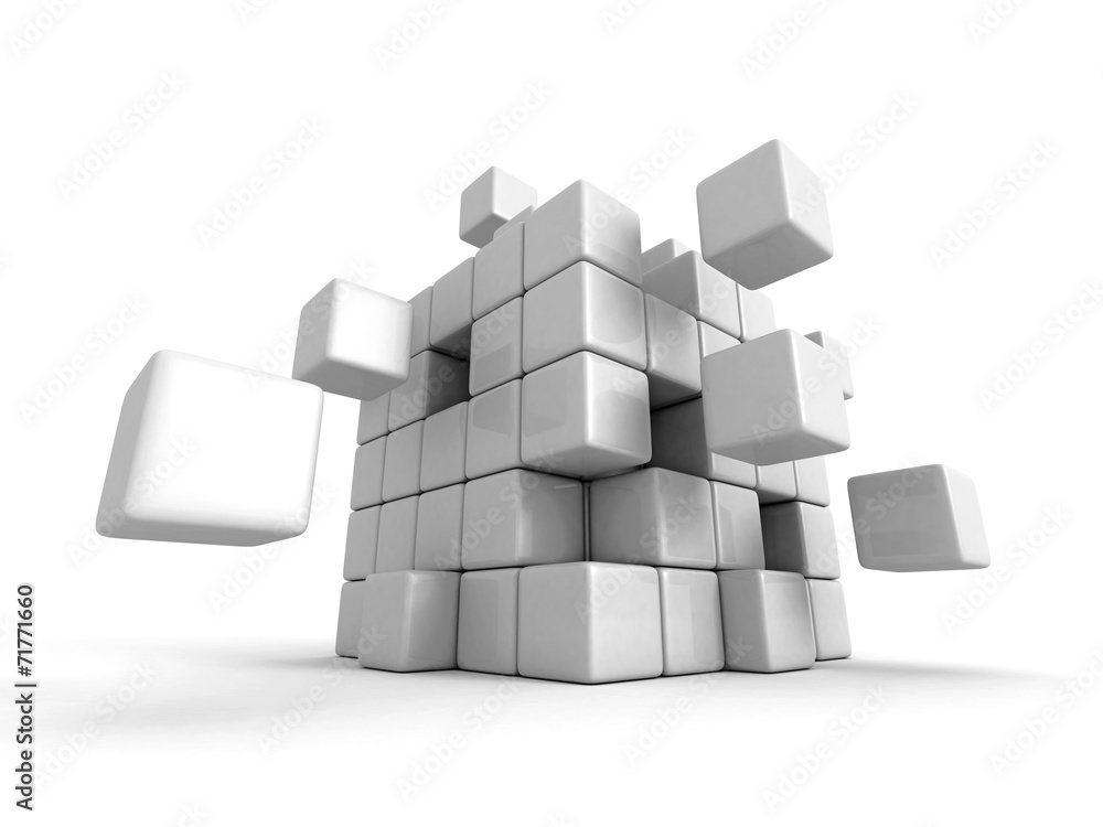 white 3d blocks cube structure organization white 3d blocks cube structure organization