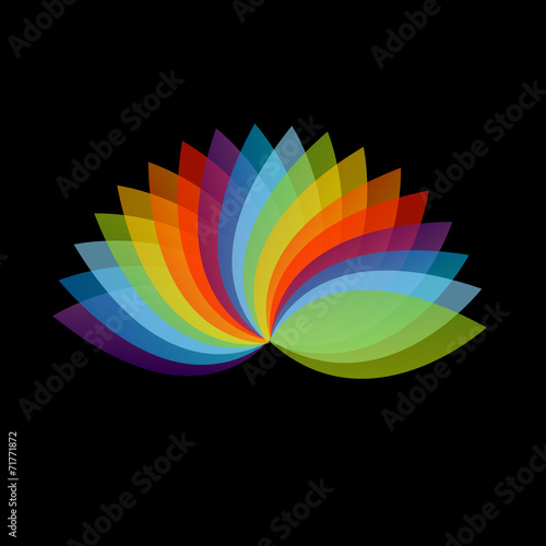 Lotus in different colors- logo for business