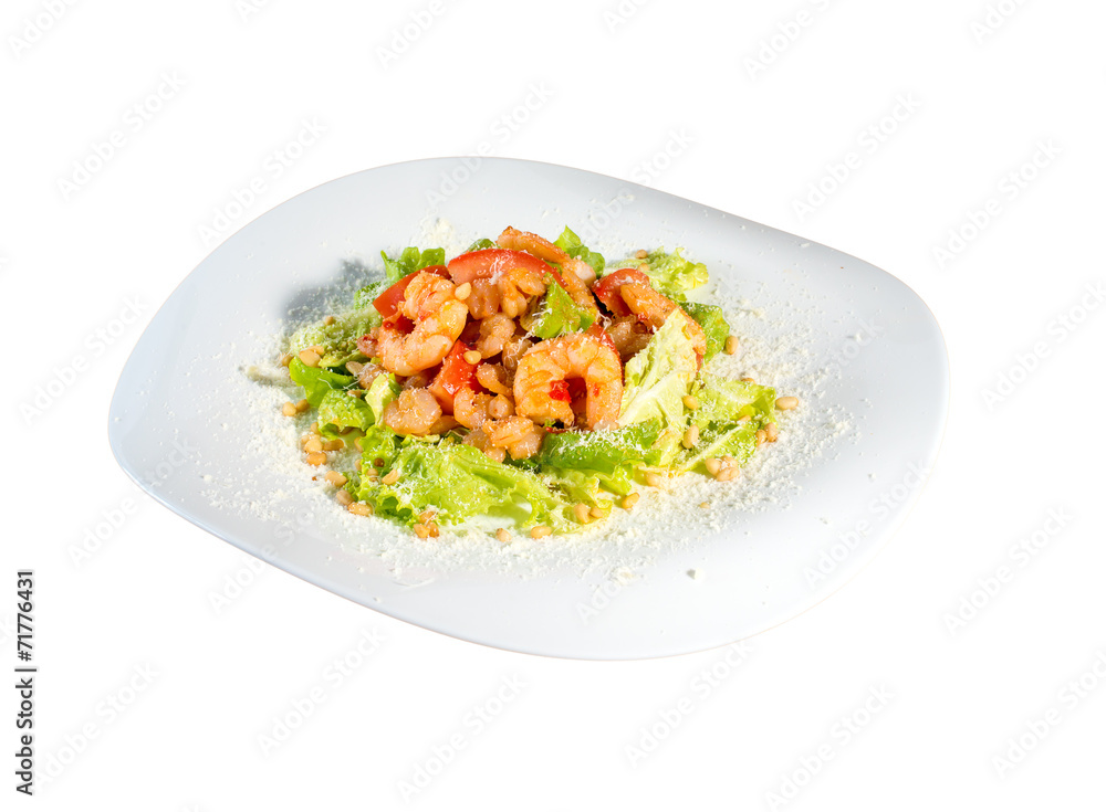  Salad with shrimps