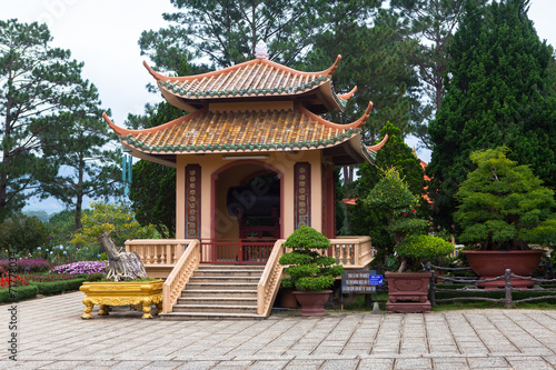 Pagoda in Monastery. Dalat. Vietnam.