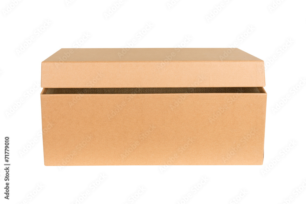 open shipping cardboard box isolated open shipping cardboard box isolated
