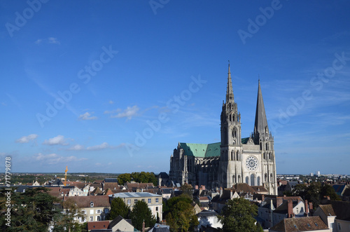 Obraz na płótnie cathédrale de Chartres