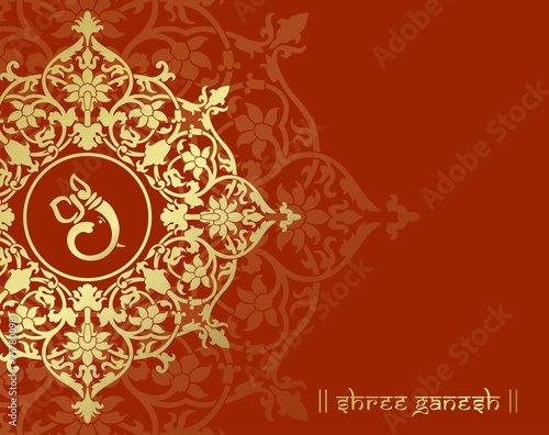 Ganesha, wedding card, royal Rajasthan, Indi