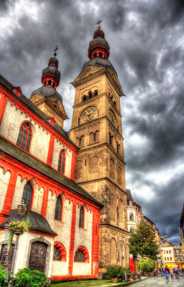 Obraz premium Liebfrauenkirche, a church in Koblenz, Germany
