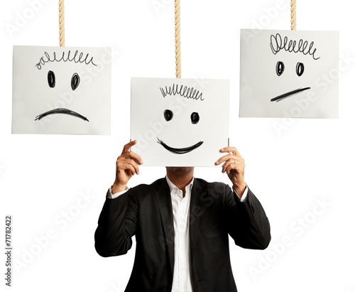 Emotions in business photo