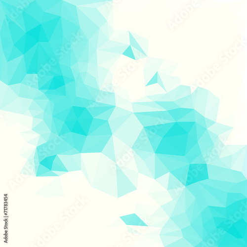 Blended shining abstract geometric polygonal background