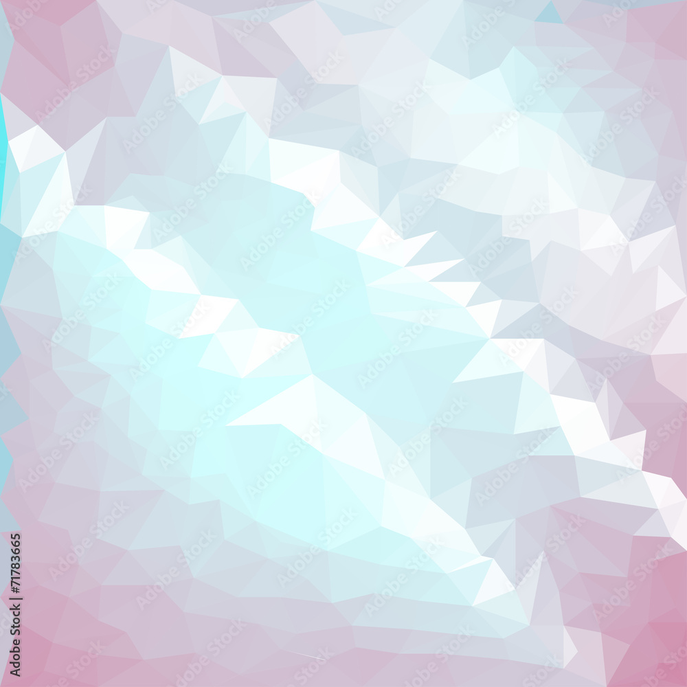 Fototapeta premium Blended shining abstract geometric polygonal background