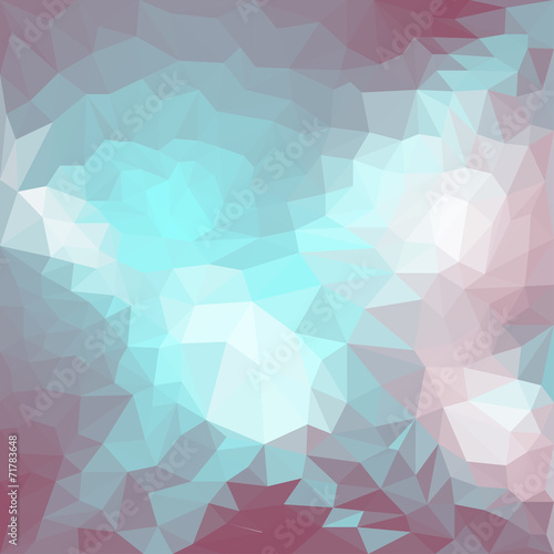Blended shining abstract geometric polygonal background