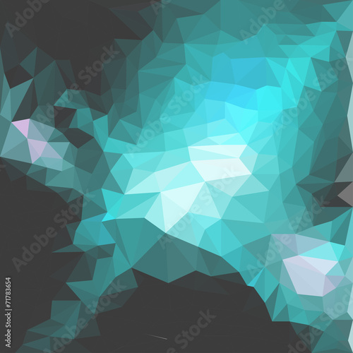 Blended shining abstract geometric polygonal background