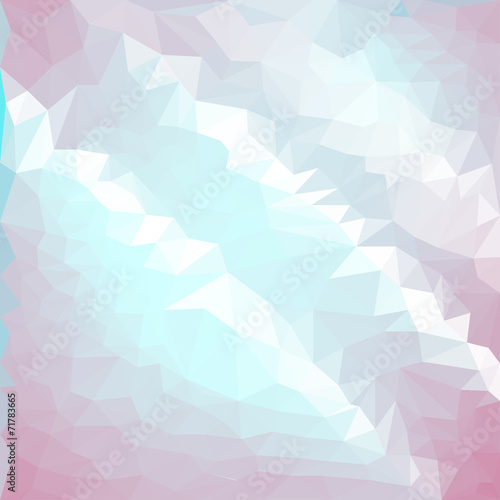 Blended shining abstract geometric polygonal background
