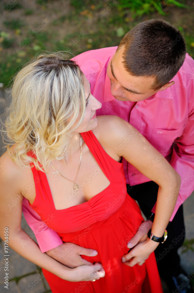 two person loving each other resting in the Park two person loving each other resting in the Park