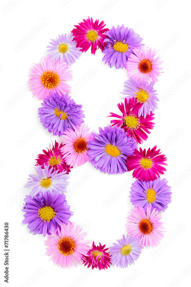 Flower alphabet Flower alphabet