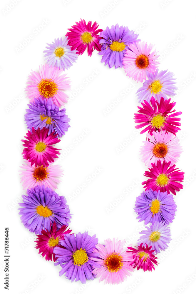 Flower alphabet