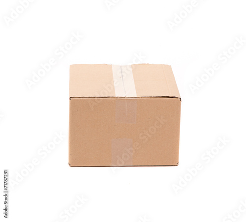 Simple brown carton box