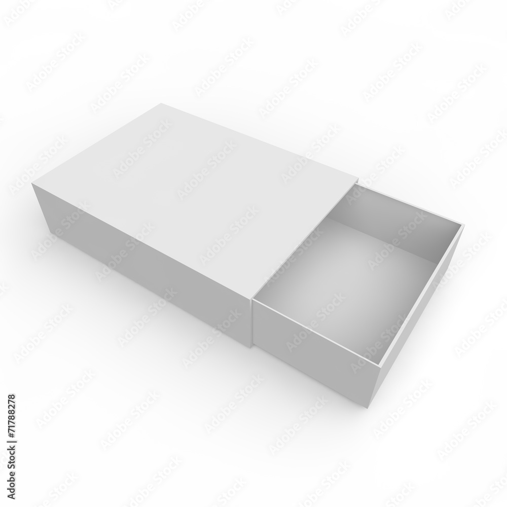 Blank white box of matches Blank white box of matches