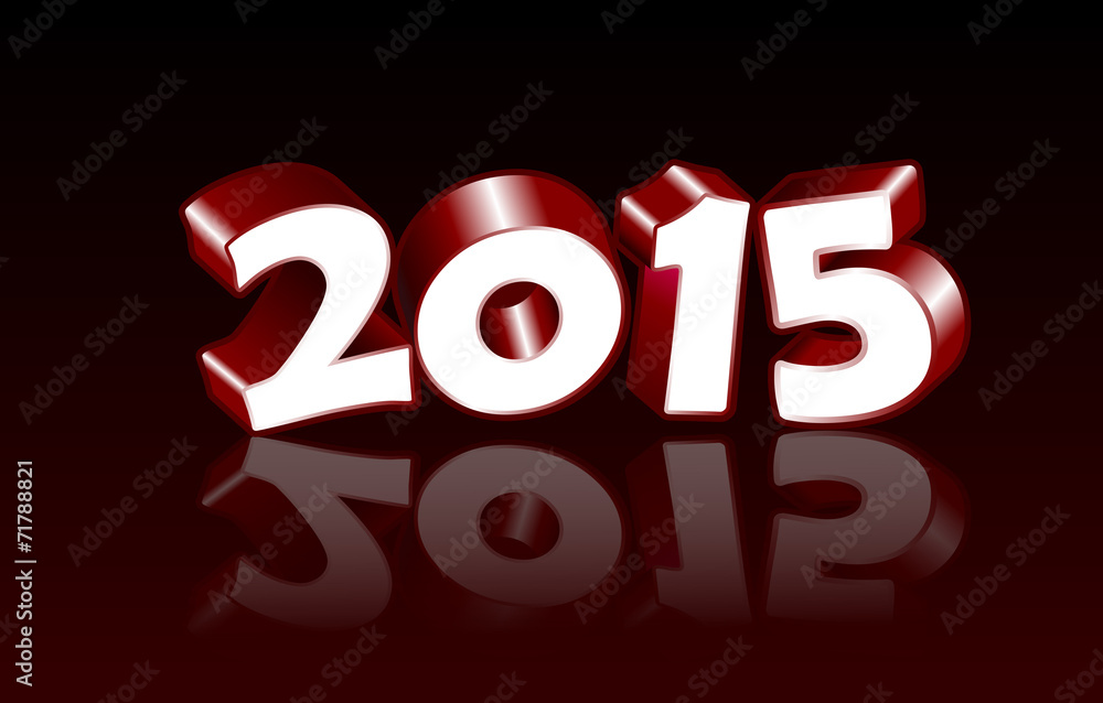New 2015 Year greeting card, vector New 2015 Year greeting card, vector