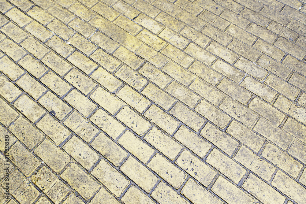 Yellow floor tiles Yellow floor tiles