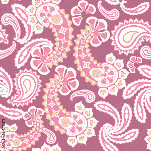 Floral texture. Flower seamless pattern. Flourish background