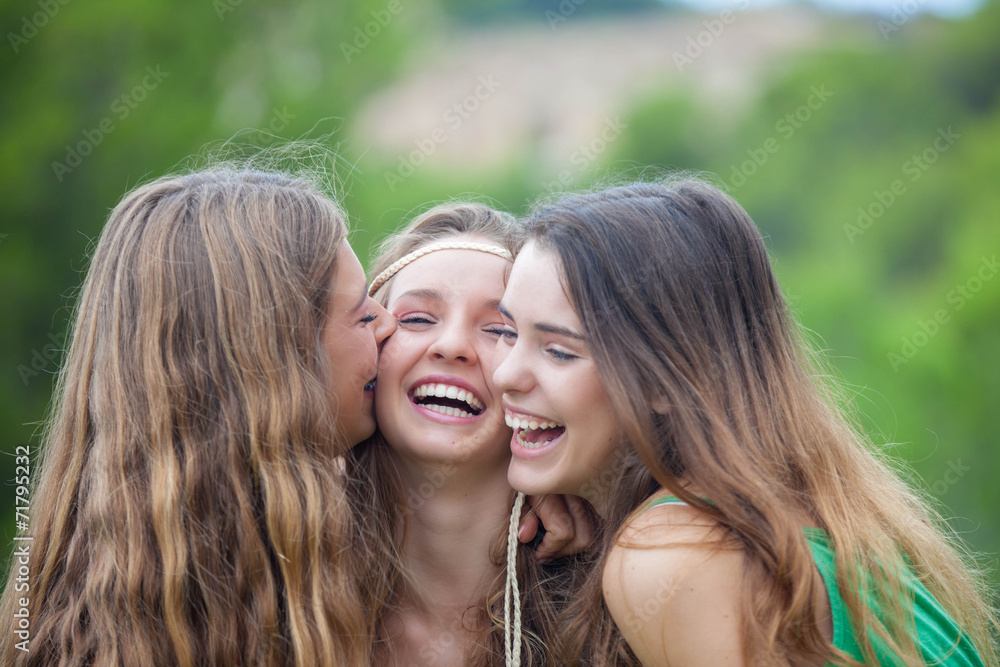 smiling girls with perfect white teeth smiling girls with perfect white teeth