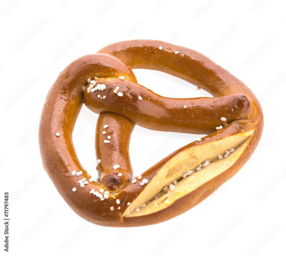 Pretzel isolated