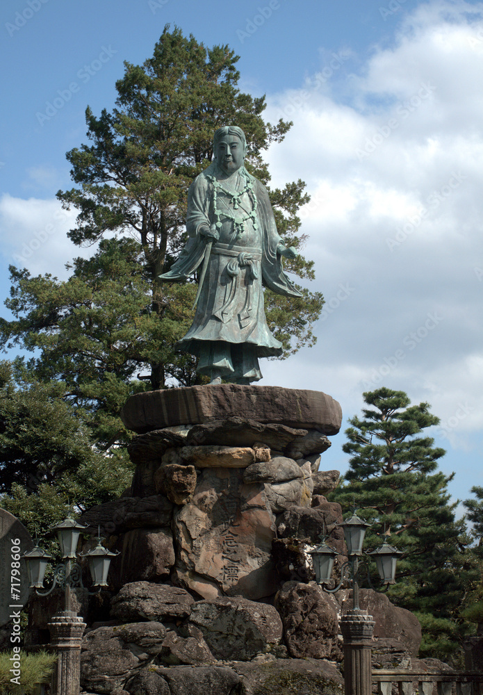 Obraz premium Prince Yamato Takeru in Kenroku Garden, Kanazawa, Japan