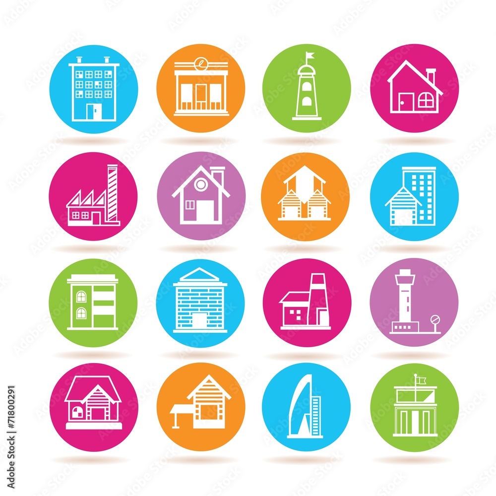 building icons building icons