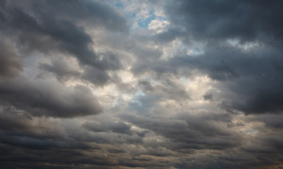Canvas schilderij Hemel Stormachtige lucht als natuurlijke achtergrond  © sborisov