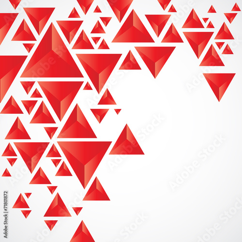 Abstract background with geometric piramid