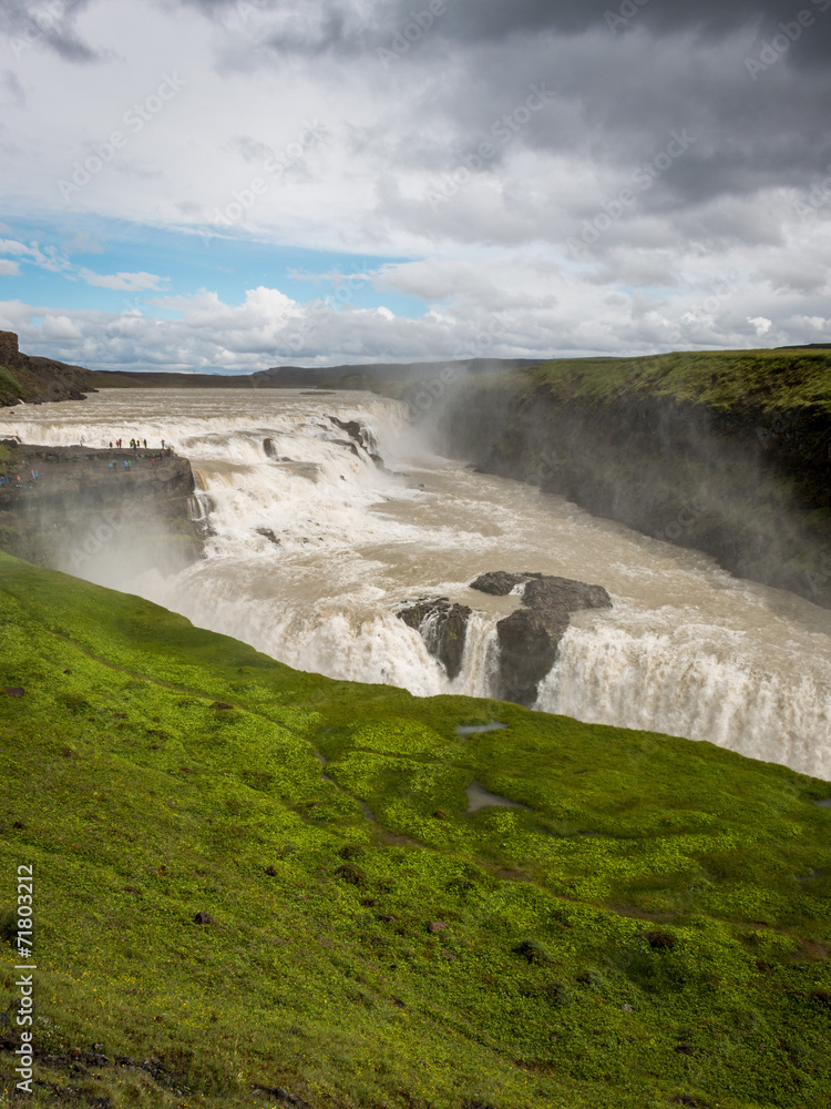 Fototapeta premium Gullfoss la chute d'or en islande