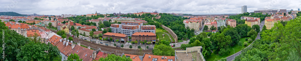 Prague panorama made from Vysehrad, Czech Republic