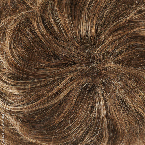 Hair fragment as a background composition