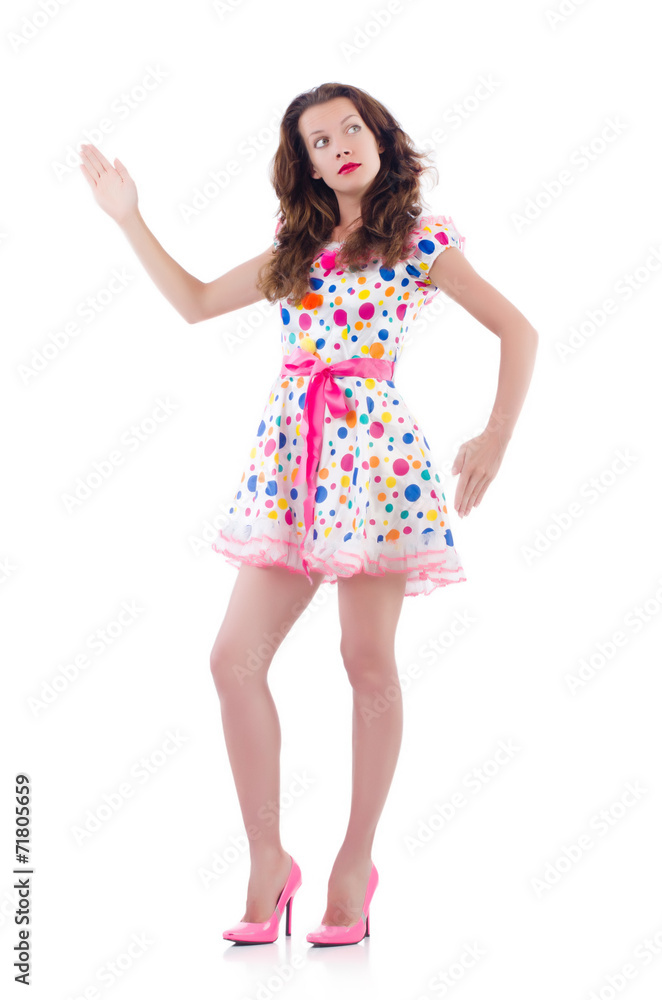 Woman in fashion clothing concept Woman in fashion clothing concept