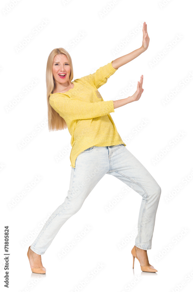 Woman in fashion clothing concept Woman in fashion clothing concept