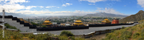 Kora of Tashilunpo Monastery n Shigatse, Tibet