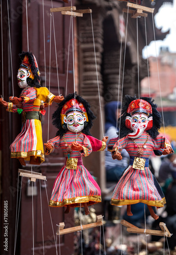 Puppets at Nepal market