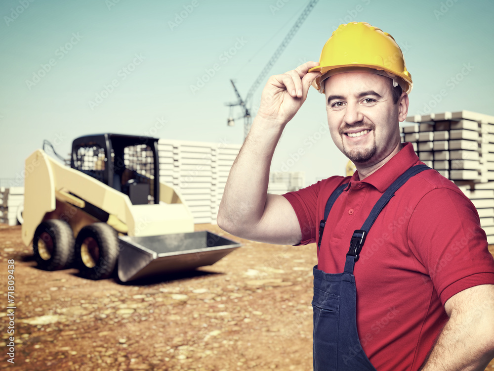 handyman at construction site handyman at construction site