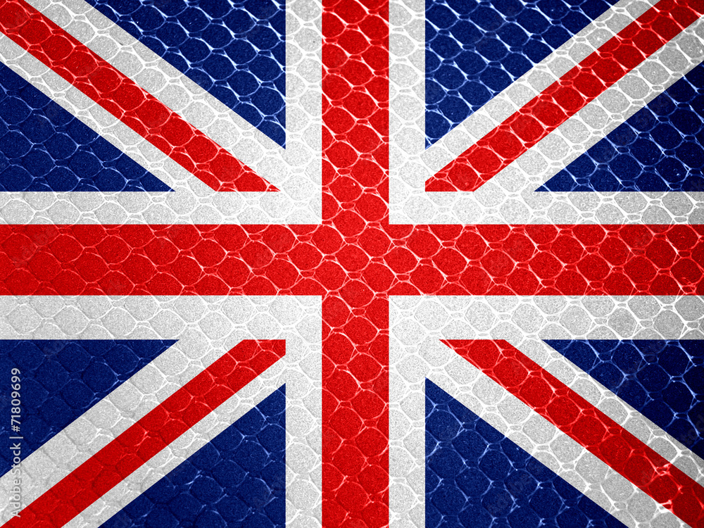 Fototapeta premium National flag of UK , the United Kingdom of Great Britain and No