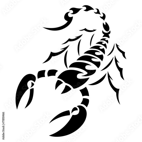 Tatouage Scorpion Tribal