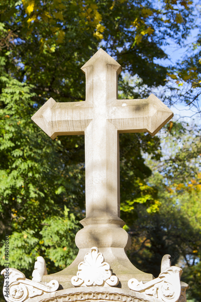 old stone cross