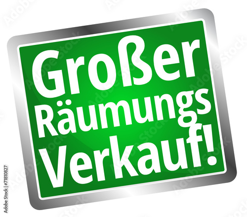 Großer Räumungsverkauf!