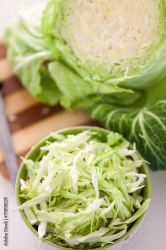 Chopped cabbage