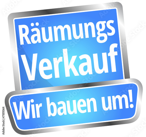 Räumungsverkauf - Wir bauen um!