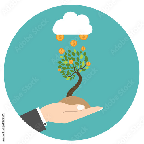 New business model. New business project start up.