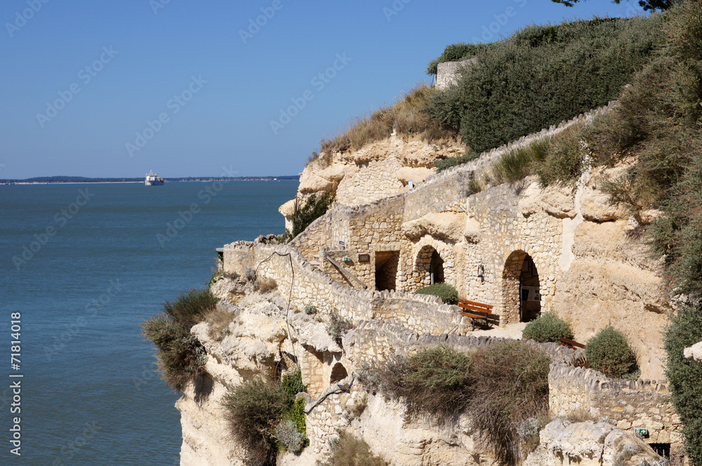 Falaises et grottes - Meschers-sur-Gironde