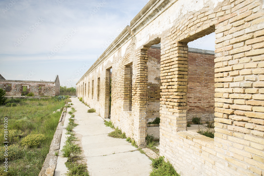 ruins Llobregat Delta ruins Llobregat Delta