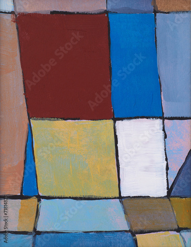 an abstract painting