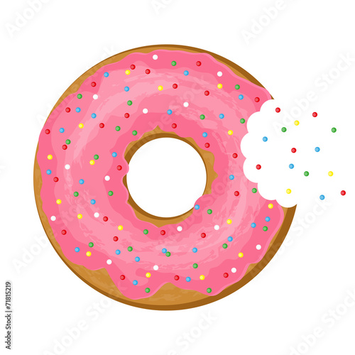 Chocodonut. Vector