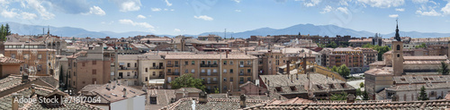 Panoramic shot of Segovia, Spain